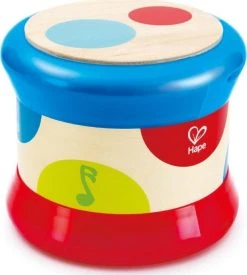 Hape Ξύλινο Τύμπανο Και Δημιουργός Ήχων – Baby Drum (E0333) -Winfun Shop 200531 1