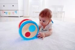 Hape Ξύλινο Τύμπανο Και Δημιουργός Ήχων – Baby Drum (E0333) -Winfun Shop 200531 2