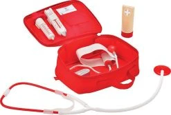 Hape Βαλιτσάκι Γιατρού Με Ξύλινα Εργαλεία – Doctor On Call (E3010)