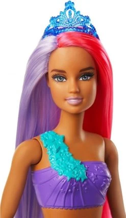 MATTEL Barbie Γοργόνα Μωβ Ουρά (GJK09) -Winfun Shop 201039 4