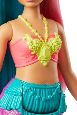 MATTEL Barbie Γοργόνα Πορτοκαλί Ουρά (GJK11) -Winfun Shop 201040 5
