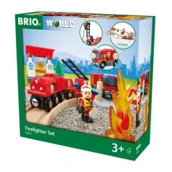 BRIO WORLD Brio Σιδηροδρομικό Σετ Πυροσβεστικής (33815) -Winfun Shop 203078 1