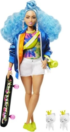 MATTEL Barbie Extra – Blue Curly Hair (GRN30) 11 MATTEL Barbie Extra – Blue Curly Hair (GRN30) -Winfun Shop 203653 1