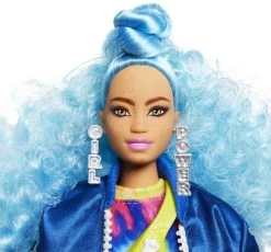 MATTEL Barbie Extra – Blue Curly Hair (GRN30) 10 MATTEL Barbie Extra – Blue Curly Hair (GRN30) -Winfun Shop 203653 3