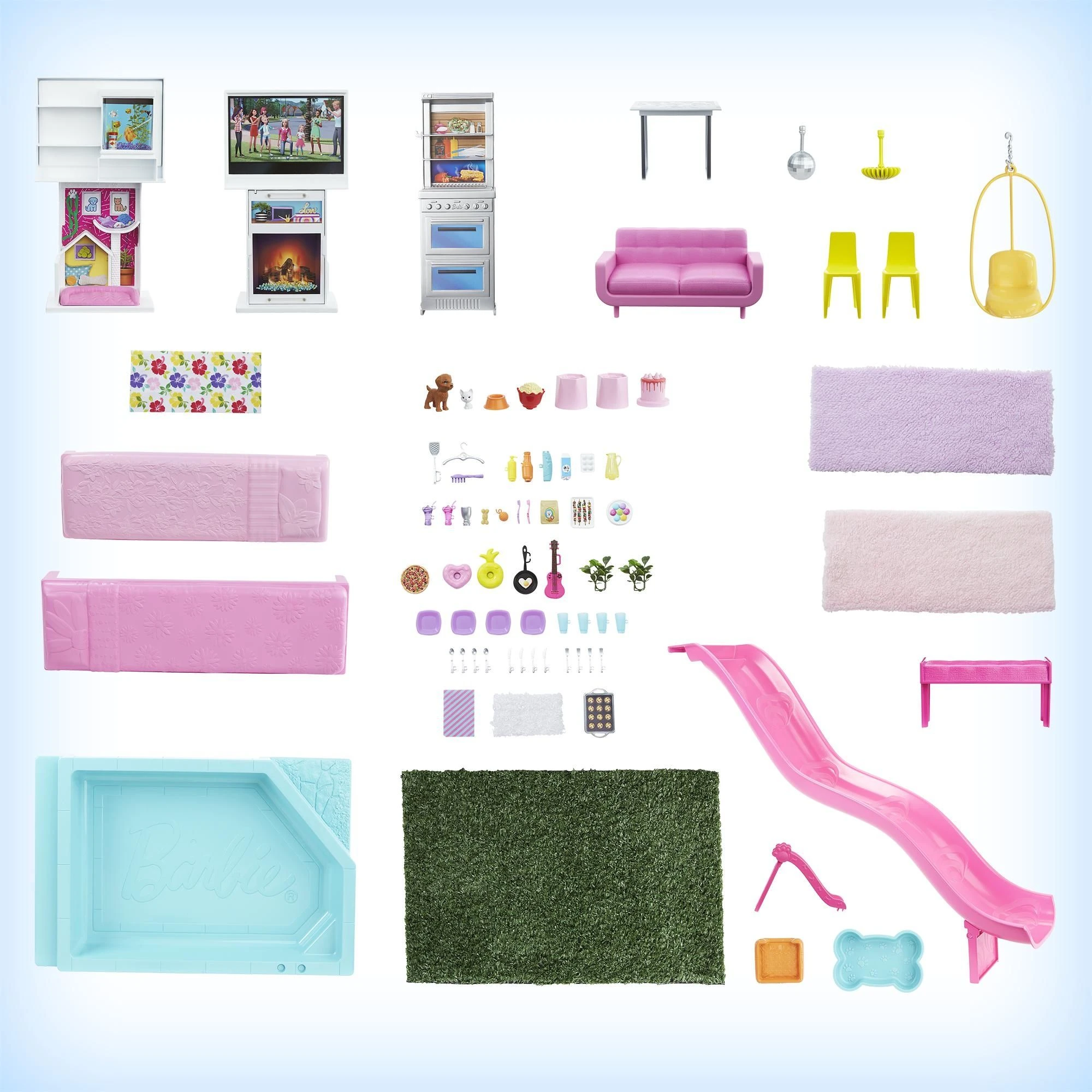 MATTEL Barbie Νέο Dreamhouse (GRG93) 4 MATTEL Barbie Νέο Dreamhouse (GRG93) - Image 2