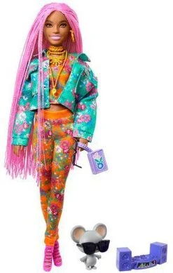 MATTEL Barbie Extra-Pink Braids (GXF09) -Winfun Shop 206566 1