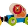 Hape Ξύλινα Βαγονάκια Τρένου Με Φιγούρες Ζώων Της Ζούγκλας Lunge Journey Train (E3807) -Winfun Shop 208429