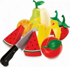 Hape Ξύλινα Σετ Υγιεινής Διατροφής Φρούτα Healthy Fruit Playset (E3171)