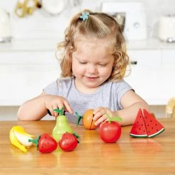 Hape Ξύλινα Σετ Υγιεινής Διατροφής Φρούτα Healthy Fruit Playset (E3171) -Winfun Shop 208432 2