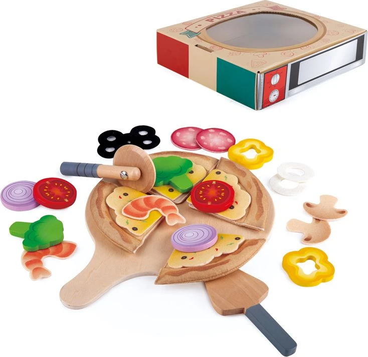 Hape Playfully Delicious Ξύλινο Σετ Perfect Pizza (E3173) 4 Hape Playfully Delicious Ξύλινο Σετ Perfect Pizza (E3173) - Image 2