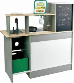 Hape Playfully Delicious Ξύλινη Κουζίνα Cook N Serve Kitchen με Φώτα και Ήχο (E3178) -Winfun Shop 208464 2