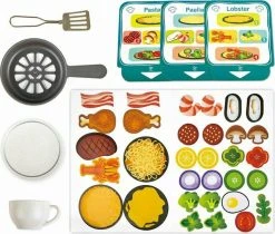 Hape Playfully Delicious Ξύλινη Κουζίνα Cook N Serve Kitchen με Φώτα και Ήχο (E3178) -Winfun Shop 208464 3
