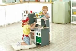 Hape Playfully Delicious Ξύλινη Κουζίνα Cook N Serve Kitchen με Φώτα και Ήχο (E3178) -Winfun Shop 208464 5