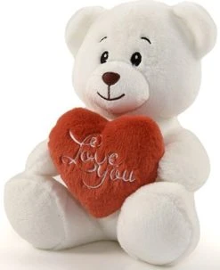 Christakopoulos Λούτρινο Αρκουδάκι Με Καρδιά 23 εκ σε 3 Χρώματα (20732) -Winfun Shop 210003 3