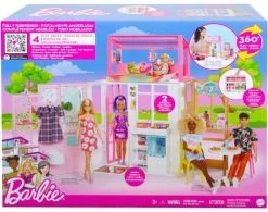 MATTEL Barbie Σπιτάκι Βαλιτσάκι (HCD47) -Winfun Shop 210463 1