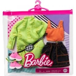 MATTEL Barbie Μόδες – Σετ Των 2: Green Sweatshirt Dress (GRC92) -Winfun Shop 210638 1