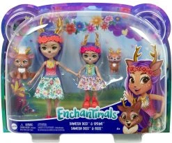 MATTEL Enchantimals Κούκλα Και Αδερφάκι Danessa Deer And Sprint (HCF80)