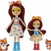 MATTEL Enchantimals Κούκλα Και Αδερφάκι Felicity Fox And Flick (HCF81)