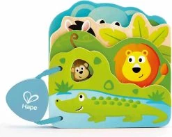 Hape Baby’s Wild Animal Ξύλινο Βιβλιαράκι Φάρμας (E0047A)