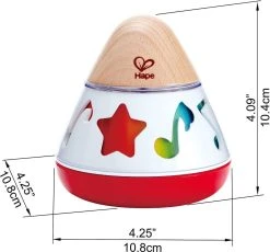 Hape Early Melodies Ξύλινο Rotating Music Box (E0332) -Winfun Shop 211270 5