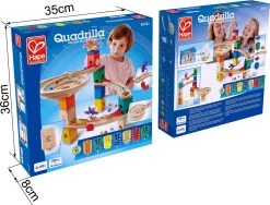 Hape Quadrilla Marble Run Ξύλινο Race To The Finish-58Τμχ (E6021A) -Winfun Shop 211273 2