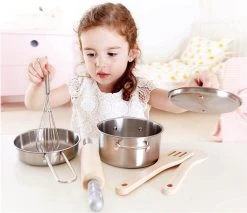 Hape Playfully Delicious Ξύλινα Κουζινικά Chef’s Cooking Set (E3137) -Winfun Shop 211309 5