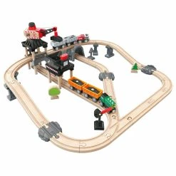 Hape Railway Ξύλινο Mining Loader Τρένο Set (E3756A)