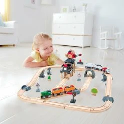 Hape Railway Ξύλινο Mining Loader Τρένο Set (E3756A) -Winfun Shop 211311 3