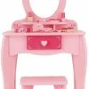 Hape Ξύλινο Σετ Dresser Table And Stool Girl’s Vanity-Pink (E8350A) -Winfun Shop 211313