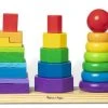 Melissa & Doug Ξύλινο Γεωμετρικό Παιχνίδι Στοίβαξης (567) -Winfun Shop 211936