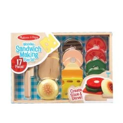 Melissa & Doug Ξύλινο Σετ Παρασκευής Σάντουιτς (10513) -Winfun Shop 211948 2