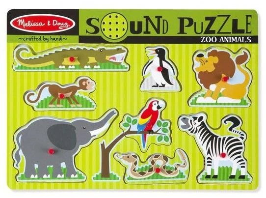 Melissa & Doug Ξύλινο Σφηνώματα Με Ήχους Ζούγκλας 8 τμχ (10727) 3 Melissa & Doug Ξύλινο Σφηνώματα Με Ήχους Ζούγκλας 8 τμχ (10727)