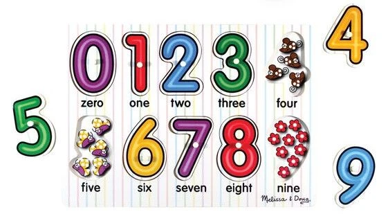 Melissa & Doug Ξύλινο Σφηνώματα Αριθμοί 10 τμχ (13273) 3 Melissa & Doug Ξύλινο Σφηνώματα Αριθμοί 10 τμχ (13273)