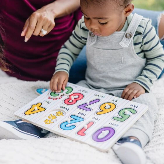 Melissa & Doug Ξύλινο Σφηνώματα Αριθμοί 10 τμχ (13273) 7 Melissa & Doug Ξύλινο Σφηνώματα Αριθμοί 10 τμχ (13273) - Image 5