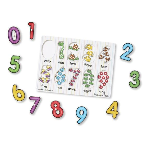 Melissa & Doug Ξύλινο Σφηνώματα Αριθμοί 10 τμχ (13273) 8 Melissa & Doug Ξύλινο Σφηνώματα Αριθμοί 10 τμχ (13273) - Image 6