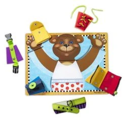 Melissa & Doug Melissa And Doug Ξύλινο Βασικό Σετ Δεξιοτήτων Για Ντύσιμο (13784)