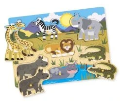 Melissa & Doug Ξύλινο Σφηνώματα Σαφάρι (19054) -Winfun Shop 212021 1