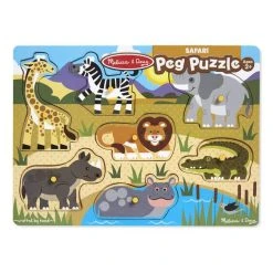 Melissa & Doug Ξύλινο Σφηνώματα Σαφάρι (19054) -Winfun Shop 212021 2