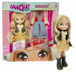 GIOCHI PREZIOSI Unique Eyes Κούκλα Total Look – Ξανθά Μαλλιά (MYM01002)