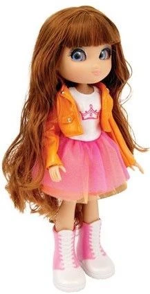 GIOCHI PREZIOSI Unique Eyes Κούκλα Total Look – Φόρεμα Με καστανά Μαλλιά (MYM01002)