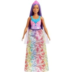 MATTEL Barbie Πριγκίπισσα Μωβ Μαλλιά (HGR17) -Winfun Shop 217713 1