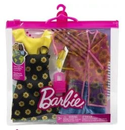 MATTEL Barbie Μόδες σετ των 2 Ενδυμάτων (HBV71) -Winfun Shop 217880 1
