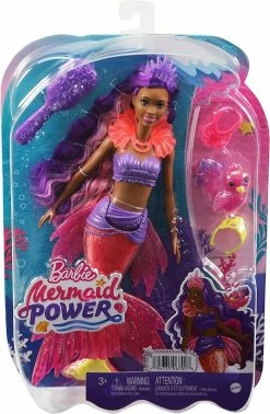 MATTEL Κούκλα Barbie Broklyn Marmaid Power (HHG53)