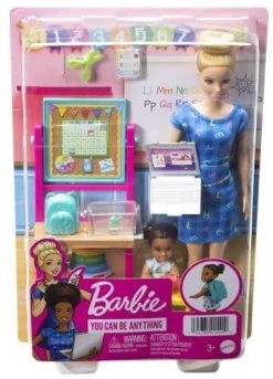 Mattel Barbie Σετ Επαγγελματα Με Παιδακια Και Ζωακια – Δασκάλα Ξανθιά (HCN19) -Winfun Shop 222029 1