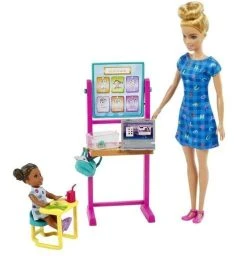 Mattel Barbie Σετ Επαγγελματα Με Παιδακια Και Ζωακια – Δασκάλα Ξανθιά (HCN19) -Winfun Shop 222029 1