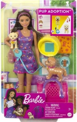 MATTEL Barbie Με Κουταβάκια Λατίνα (HKD86)