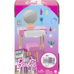 MATTEL Barbie Έπιπλα 3 Σχέδια (HJV32) -Winfun Shop 222847 1