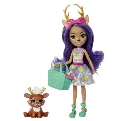 MATTEL Enchantimals Baby Best Friends Κούκλα Kαι Ζωάκια Φιλαράκια Με Εκπλήξεις Danessa Deer And Sprint (HLK84) -Winfun Shop 222884 3
