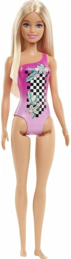 MATTEL Barbie Beach Water Play Ροζ Μαγιό Με Καρώ Σχέδια (HDC50) 8 MATTEL Barbie Beach Water Play Ροζ Μαγιό Με Καρώ Σχέδια (HDC50) -Winfun Shop 223241 2