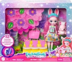 MATTEL Enchantimals Baby Best Friends Κούκλα Kαι Ζωάκια Φιλαράκια Με Εκπλήξεις Bree Bunny And Twist (HLK85) -Winfun Shop 223248 1